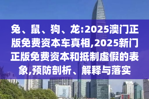 兔、鼠、狗、龍:2025澳門正版免費資本車真相,2025新門正版免費資本和抵制虛假的表象,預防剖析、解釋與落實